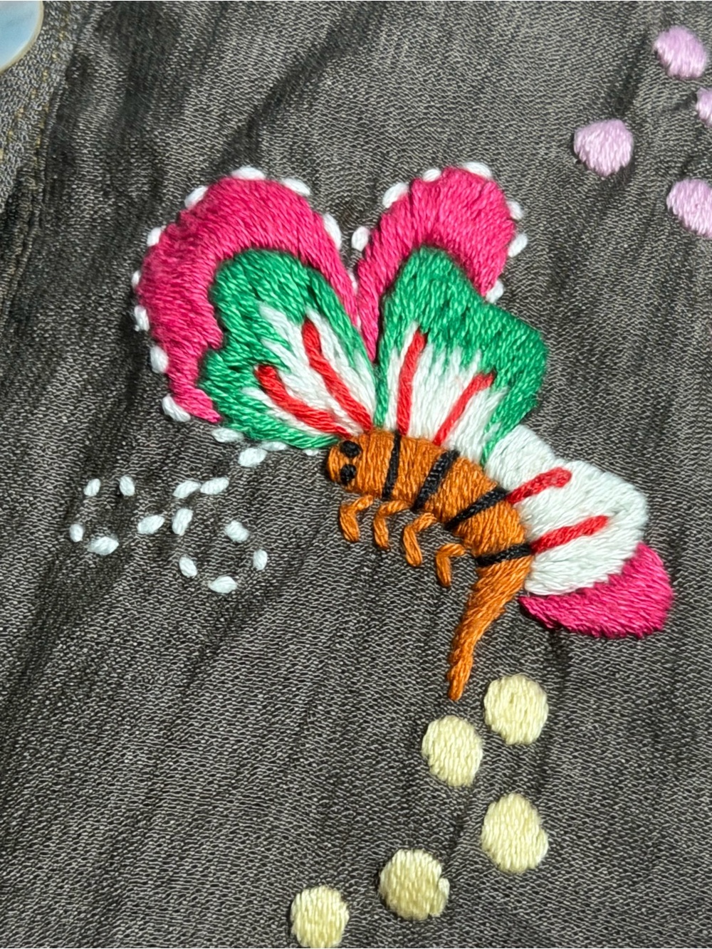 Embroidered blouse M - Picture 3 of 5